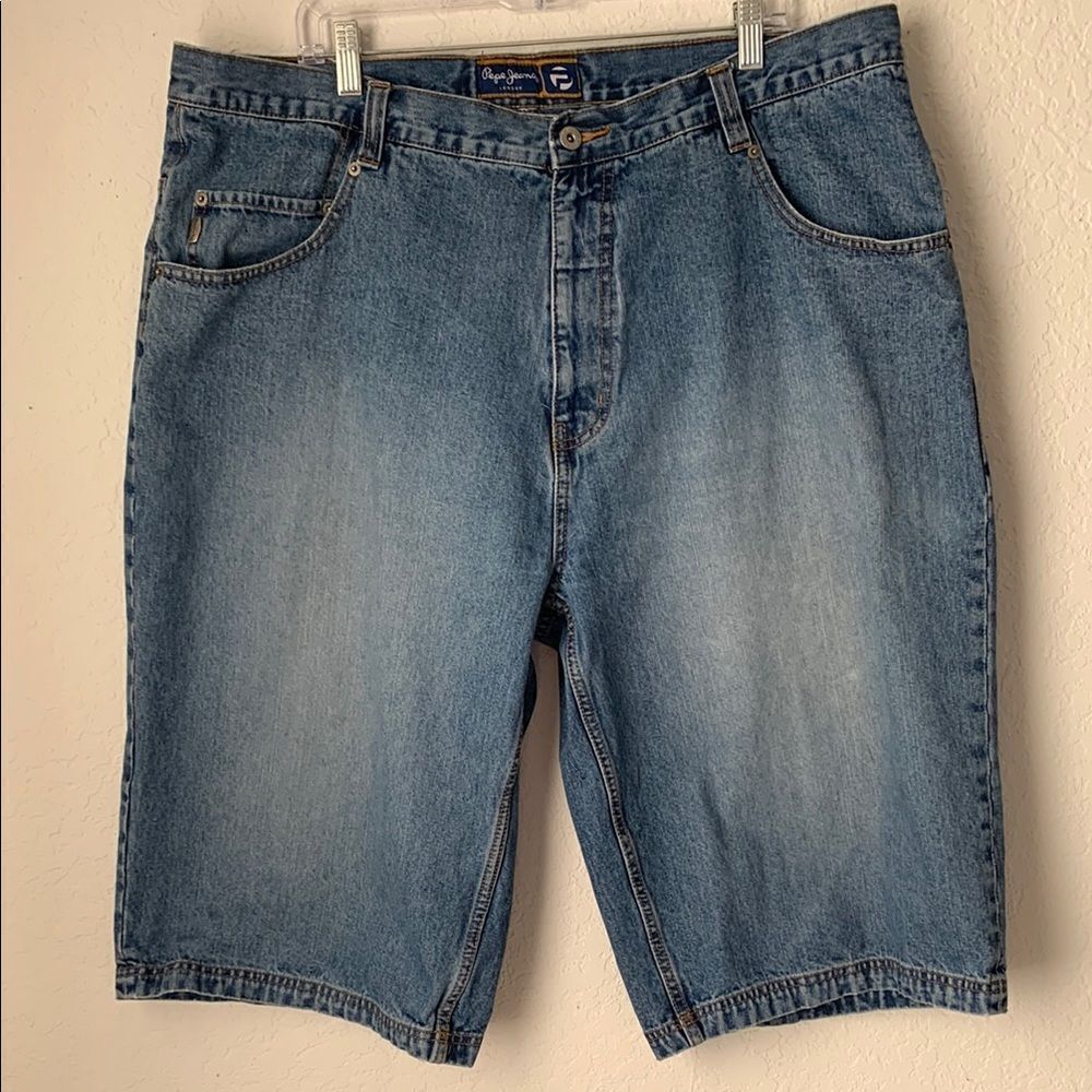 Pepe Jeans London Shorts Men’s Cotton Pockets Baggy Loose Skate Size 42